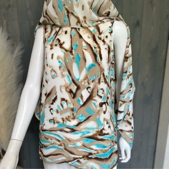 🛑 𝙎𝙊𝙇𝘿 𝙊𝙐𝙏 🛑  𝘾𝙝𝙞𝙘𝙤'𝙨 Travelers Collection Women’s Kimono Style Blouse Size 1 - Picture 13 of 13